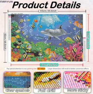 Preview: Diamond Painting Meeresbewohner